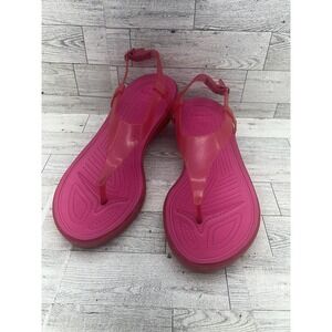 Crocs Sandals Shoes Womens Size 11 Wedge Platform Slingback 14975 Summer Beach‎